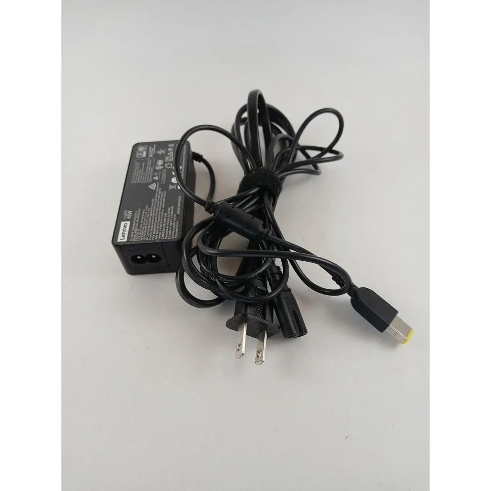 OEM Lenovo 45W‎ AC Adapter ADLX45DLC2A Genuine Rectangle Connector Tip